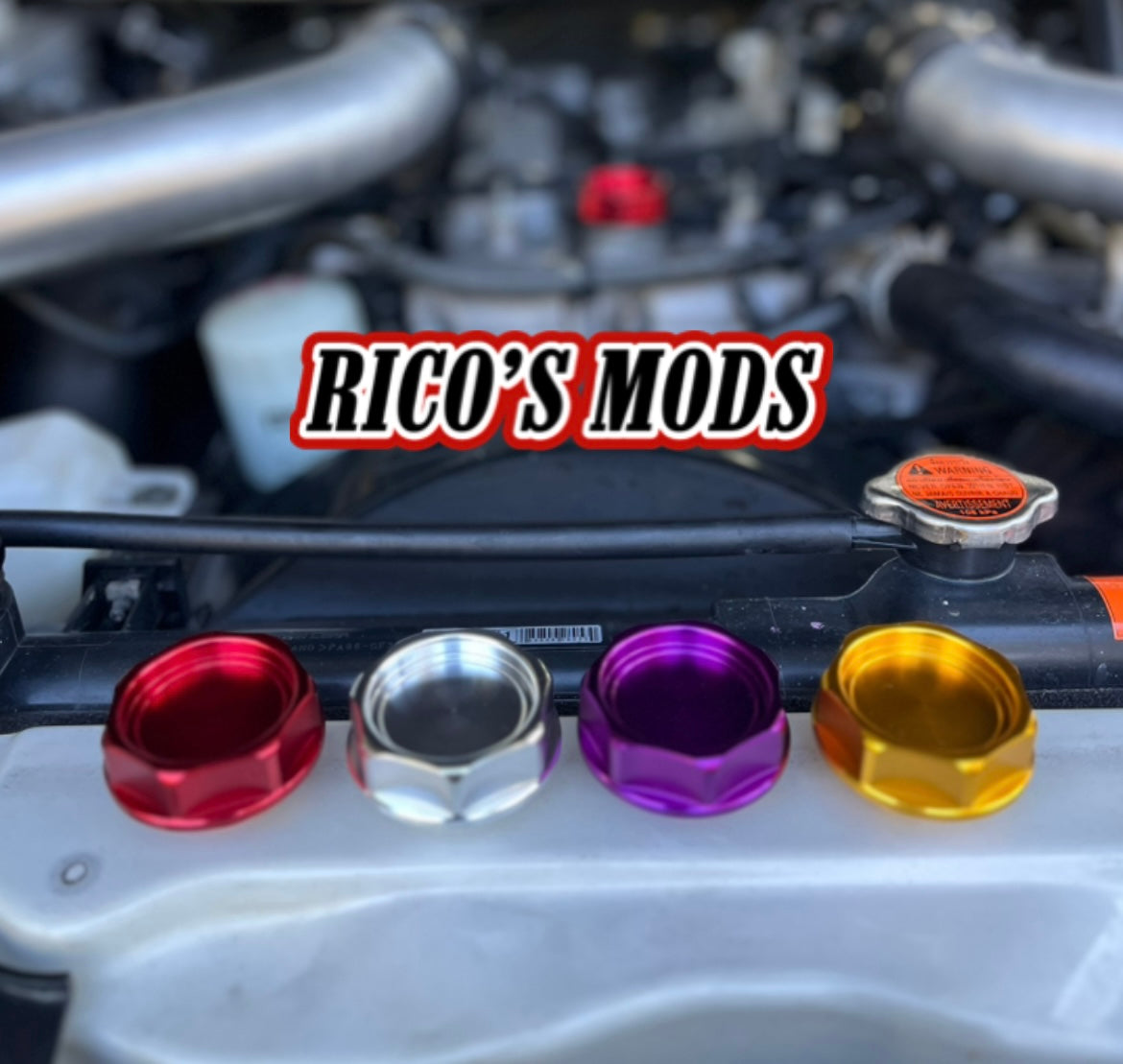 Dmax Billet aluminium oil cap purple