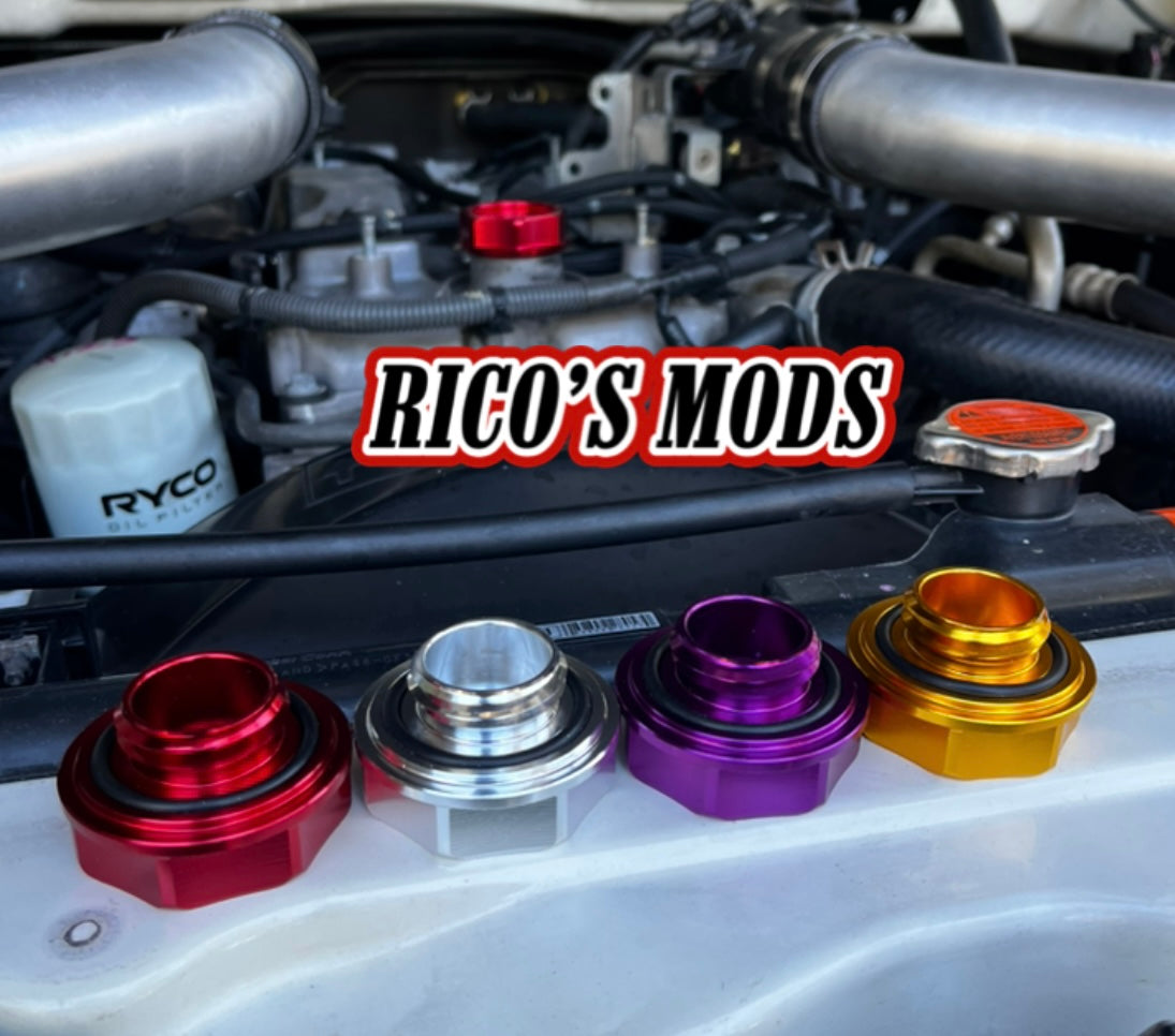Dmax Billet aluminium oil cap purple